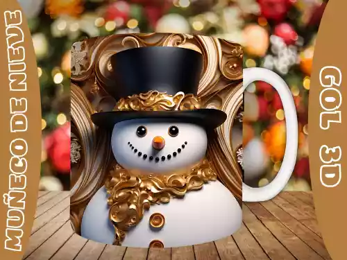 vectores plantilas NAVIDAD,FESTEJO,FESTIVIDAD,3D,MUÑECO DE NIEVE,INFLADO,